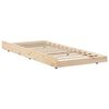vidaXL Bettrahmen Natur 90 x 200 cm Massives Kiefernholz