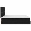 vidaXL Ottoman-Bett mit Matratzen & LEDs Schwarz 200x200 cm Samt