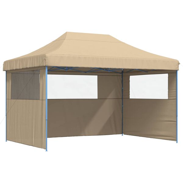 vidaXL Party-Zelt Beige 279 x 410 x 315 cm Oxford-Stoff