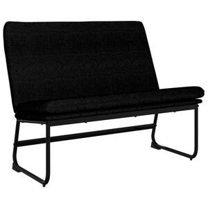 vidaXL Sitzbank Schwarz 100x75x76 cm Stoff