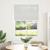vidaXL Plissee Hellgrau 100x100 cm Stoffbreite 99,4 cm Polyester