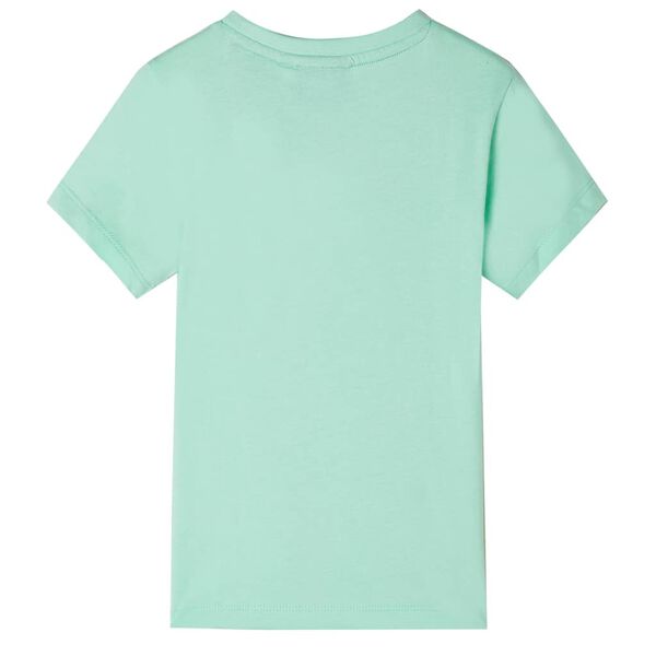 Kinder-Kurzarmshirt Hellgr&uuml;n 116