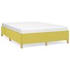 vidaXL Bettgestell ohne Matratze Gr&uuml;n 140x200 cm Stoff