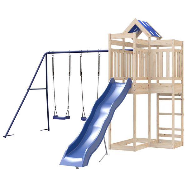 vidaXL Spielturm Massivholz Kiefer