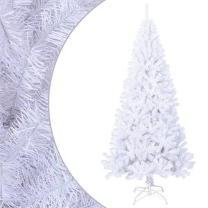 vidaXL K&uuml;nstlicher Weihnachtsbaum mit Dicken Zweigen Wei&szlig; 240 cm PVC