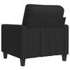 vidaXL Sessel Schwarz 60 cm Stoff