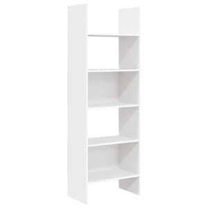vidaXL B&uuml;cherregal Wei&szlig; 60x35x180 cm Holzwerkstoff
