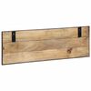 vidaXL Garderoben 2 Stk. 80x8x25 cm Raues Massivholz Mango