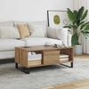 vidaXL Couchtisch Artisan-Eiche 90x50x36,5 cm Holzwerkstoff