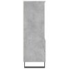 vidaXL Highboard Betongrau 40x36x110 cm Holzwerkstoff