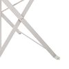 vidaXL Gartenklappstuhl 2 pcs Beige 42 x 46 x 82cm Metall