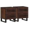 vidaXL Nachttische 2 Stk. 40x34x46 cm Massivholz Mango