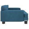 vidaXL Kindersofa Blau 70x45x30 cm Samt