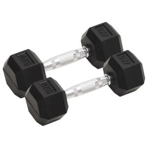vidaXL Kurzhanteln 2 Stk. 4 kg Gesamt Gusseisen