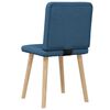 vidaXL Esszimmerst&uuml;hle 2 Stk. Blau Stoff
