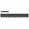 vidaXL Raseneinfassung 30 pcs Schwarz 100 x 0,05 x 20 cm