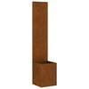 vidaXL Garten Sichtschutz-Leinwand Rostig 32 x 32 x 150 cm