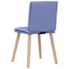 vidaXL Esszimmerst&uuml;hle 4 Stk. Jeansblau Stoff