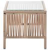 vidaXL 4-tlg. Garten-Lounge-Set mit Auflage Poly Rattan Beige
