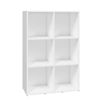 vidaXL Bücherregal/Sideboard Weiß 66x30x98 cm Holzwerkstoff