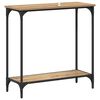 vidaXL Konsolentisch Artisan-Eiche 75 x 30.5 x 75 cm Holzwerkstoff