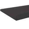 vidaXL Schwebendes Regal 4 pcs Schwarz 30 x 18 x 2,5 cm Stahl