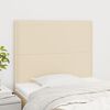 vidaXL Kopfteil Creme 80x5x118/128 cm Stoff