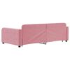 vidaXL Tagesbett Ausziehbar Rosa 100x200 cm Samt