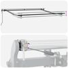vidaXL Markise Automatisch Anthrazit und Wei&szlig; 300x250 cm