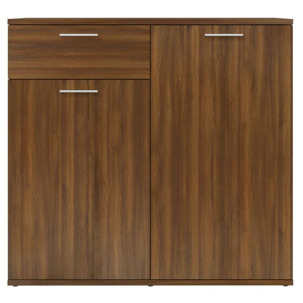 vidaXL Sideboard Braun Eichen-Optik 80x36x75 cm Holzwerkstoff