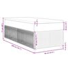 vidaXL Boxspringbett mit Matratze Hellgrau 90x200 cm Samt
