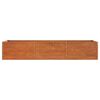 vidaXL Hochbeet Rostig 240x80x45 cm Cortenstahl
