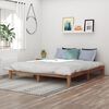 vidaXL Massivholzbett Teak 180x200 cm