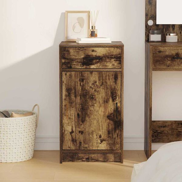 vidaXL Sideboard Ger&auml;ucherte Eiche 40 x 40,5 x 75 cm Holzwerkstoff