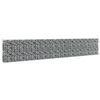 vidaXL Gabionenwand mit Abdeckung Verzinkter Stahl 600&times;30&times;100 cm
