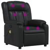 vidaXL Massagesessel Schwarz Kunstleder