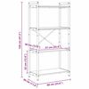 vidaXL B&uuml;cherregal Ger&auml;ucherte Eiche 40 x 30 x 85 cm Holzwerkstoff