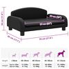 vidaXL Hundebett Schwarz 70x45x30 cm Kunstleder