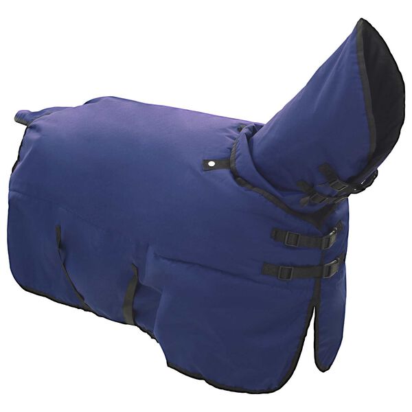 vidaXL Pferdedecke Dunkelgr&uuml;n und Schwarz 165 cm Polyester