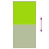 vidaXL Verdunkelungsrollo Gr&uuml;n 85x130 cm Stoffbreite 80,7 cm Polyester