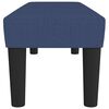 vidaXL Sitzbank Blau 100x30x30 cm Stoff