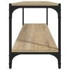 vidaXL TV-Schrank Sonoma-Eiche 100x33x41 cm Holzwerkstoff und Stahl