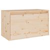 vidaXL Wandschrank 60x30x35 cm Massivholz Kiefer
