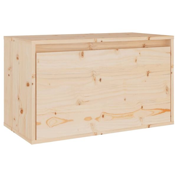 vidaXL Wandschrank 60x30x35 cm Massivholz Kiefer