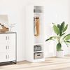 vidaXL Kleiderschrank Hochglanz-Wei&szlig; 50x50x200 cm Holzwerkstoff