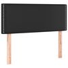 vidaXL Kopfteil Schwarz 80x5x78/88 cm Kunstleder