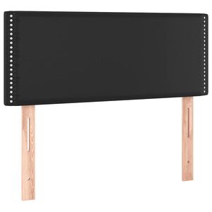 vidaXL Kopfteil Schwarz 80x5x78/88 cm Kunstleder