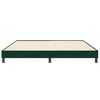 vidaXL Bettgestell ohne Matratze Dunkelgr&uuml;n 200x210 cm Samt