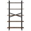 vidaXL B&uuml;cherregal Ger&auml;ucherte Eiche 100 x 33,5 x 178 cm Holzwerkstoff