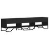 vidaXL TV-Schrank Schwarz 180x34x41 cm Holzwerkstoff